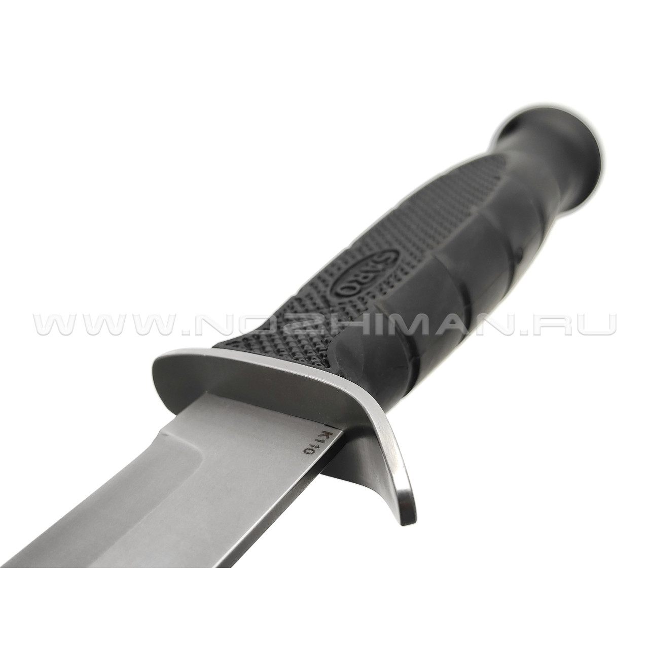 Saro нож НР-43 сталь K110, рукоять резина