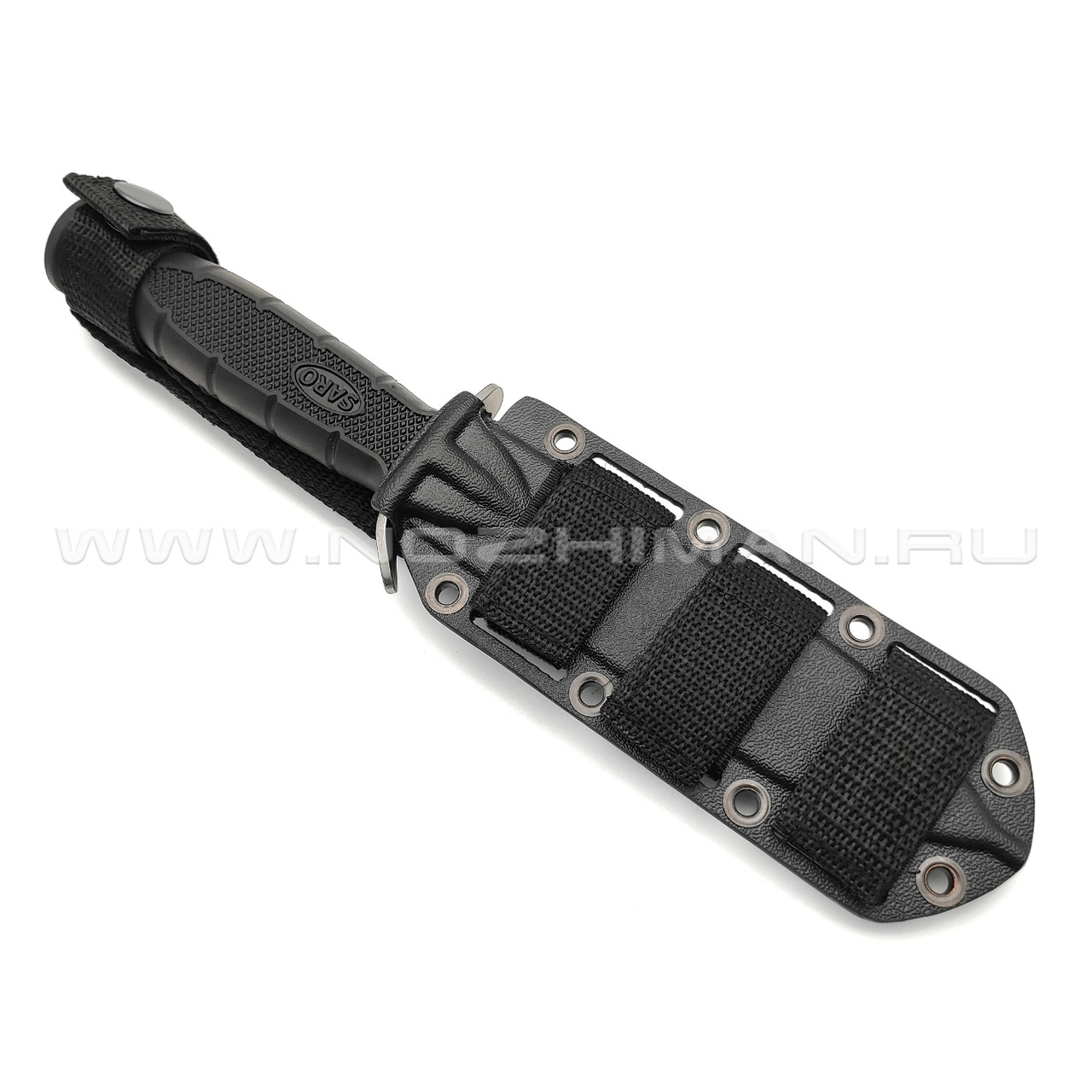 Saro нож НР-43 сталь K110, рукоять резина