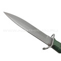 Saro нож 6Х9С сталь Aus-6, рукоять зеленая резина Saro нож 6Х9С сталь Aus-6, рукоять зеленая резина