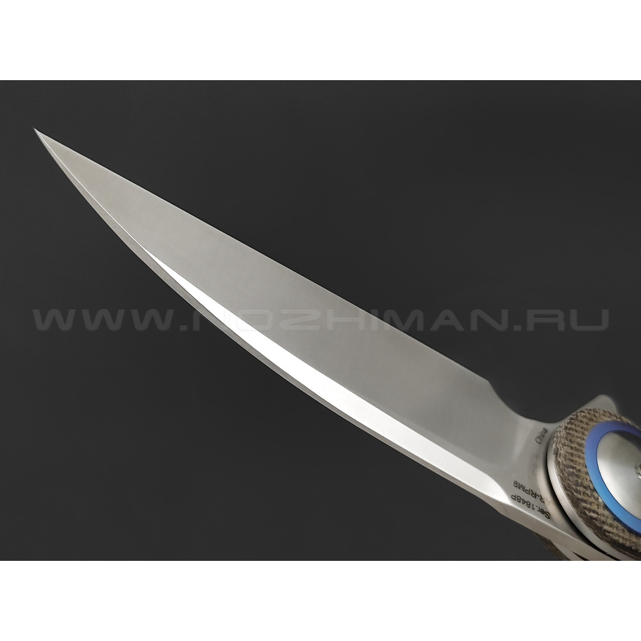 Нож Artisan Cutlery 1848P-ODG Cazador сталь AR-RPM9, рукоять микарта, титан