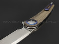 Нож Artisan Cutlery 1848P-ODG Cazador сталь AR-RPM9, рукоять микарта, титан
