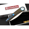 Нож Artisan Cutlery 1848P-ODG Cazador сталь AR-RPM9, рукоять микарта, титан Нож Artisan Cutlery 1848P-ODG Cazador сталь AR-RPM9, рукоять микарта, титан