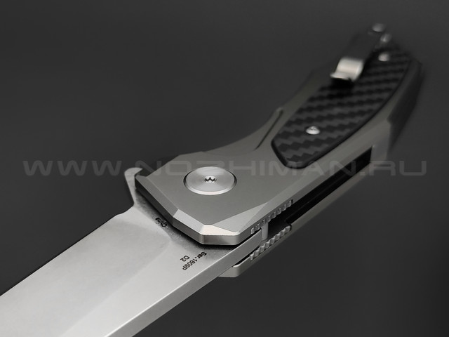Нож Artisan Cutlery 1809P-GCF Megahawk сталь D2, рукоять Aluminum, Carbon fiber
