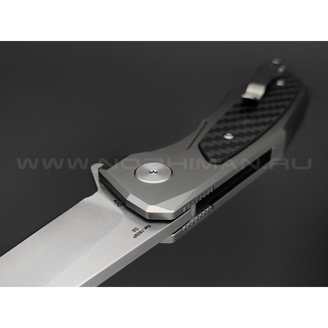 Нож Artisan Cutlery Megahawk 1809P-GCF сталь D2, рукоять Aluminum, Carbon fiber