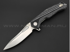 Нож Artisan Cutlery 1808P-BGC Zumwalt сталь D2, рукоять G10 black & white