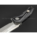 Нож Artisan Cutlery 1808P-BGC Zumwalt сталь D2, рукоять G10 black & white