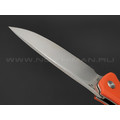 Нож Artisan Cutlery 1702P-OE Tradition сталь D2, рукоять G10 orange