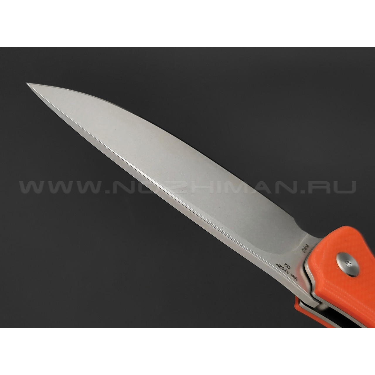 Нож Artisan Cutlery 1702P-OE Tradition сталь D2, рукоять G10 orange