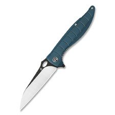 Нож QSP Locust QS117-C сталь 154CM, рукоять синяя микарта, титан