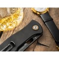 Нож Boker Plus Fieldfolder 01BO375 сталь D2 блэквош, рукоять G10 black, brass