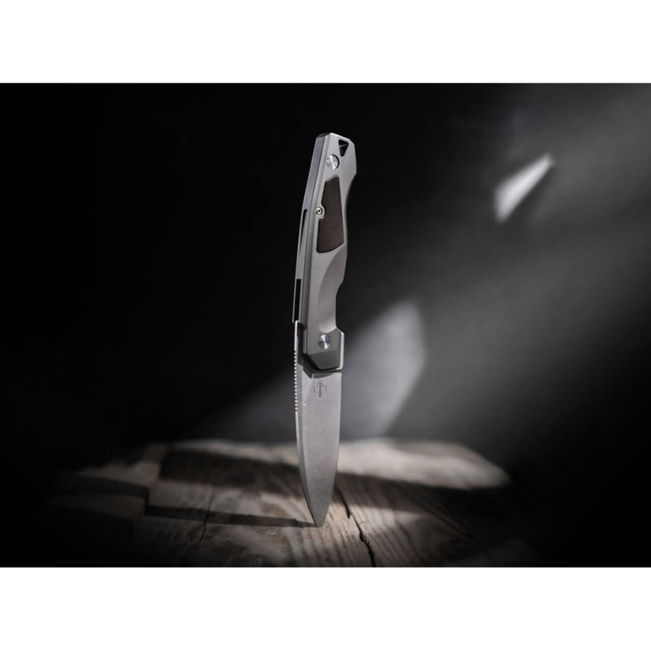 Нож Boker Plus Aluma 01BO463 сталь D2, рукоять Aluminum, blackwood