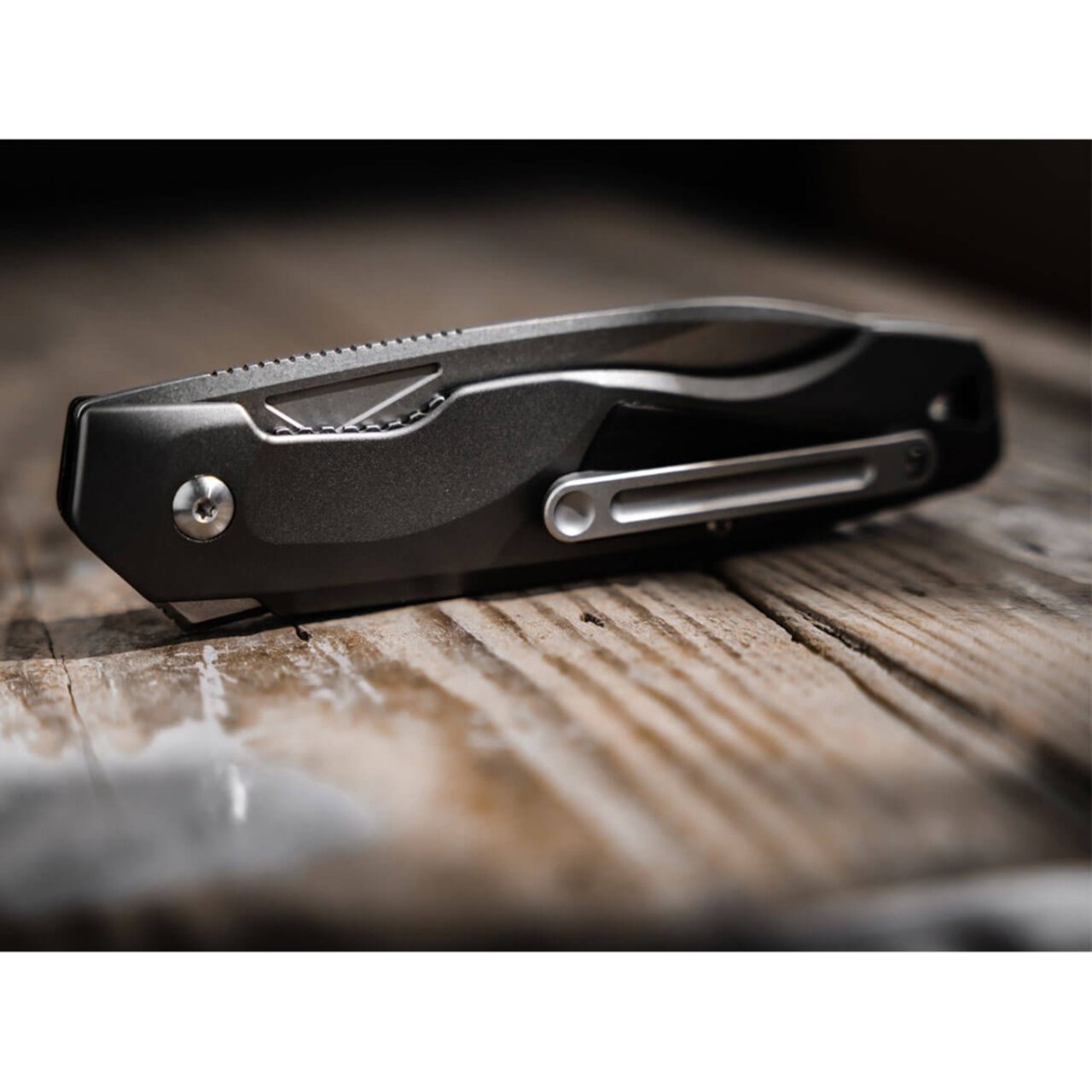 Нож Boker Plus Aluma 01BO463 сталь D2, рукоять Aluminum, blackwood