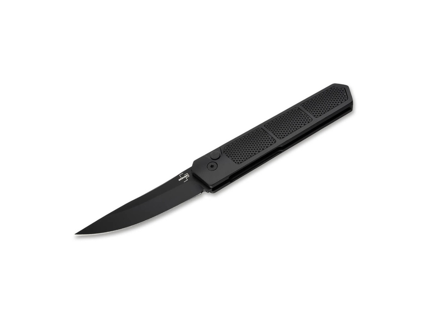 Нож Boker Plus Kwaiken Grip Auto Black 01BO474 сталь D2, рукоять Aluminum 6061