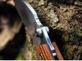 Нож Boker Plus Anso 67 Pro 01BO233 сталь D2, рукоять дерево зебрано
