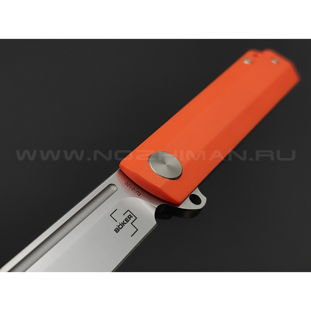 Нож Boker Plus Cataclyst ORG 01BO646SOI сталь 440C, рукоять G10 orange, steel