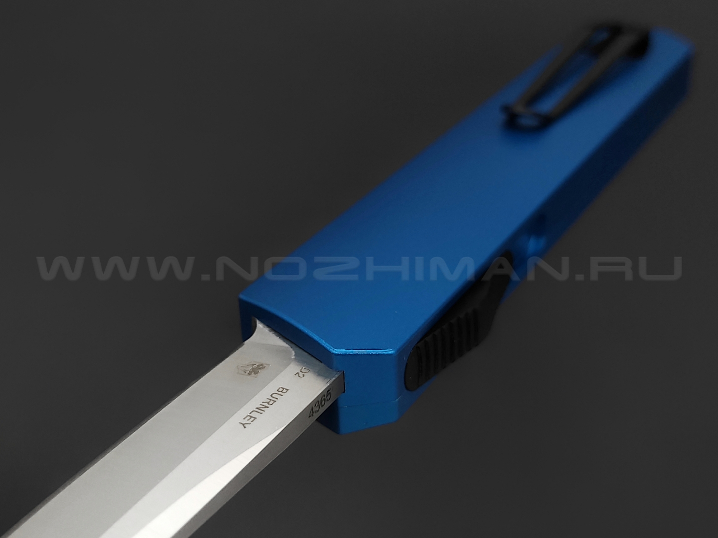 Нож Boker Plus Kwaiken OTF Blue 06EX550 сталь D2, рукоять Aluminium 6061