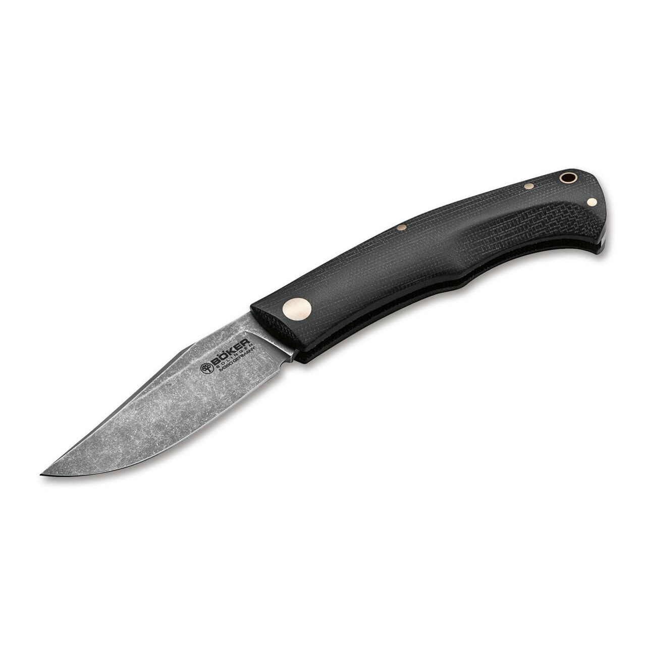 Нож Boker Plus Boxer EDC Black 111129 сталь M390, рукоять Микарта
