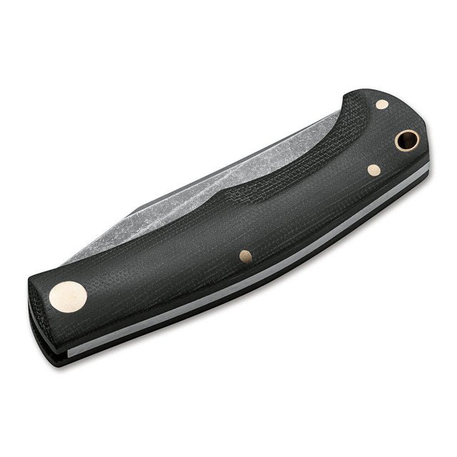 Нож Boker Plus Boxer EDC Black 111129 сталь M390, рукоять Микарта