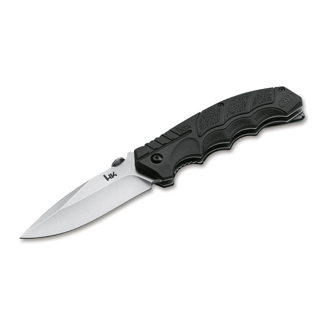 Нож Heckler & Koch SFP Tactical Folder 01HK500 сталь D2, рукоять PP, Glass Fibre, TPR