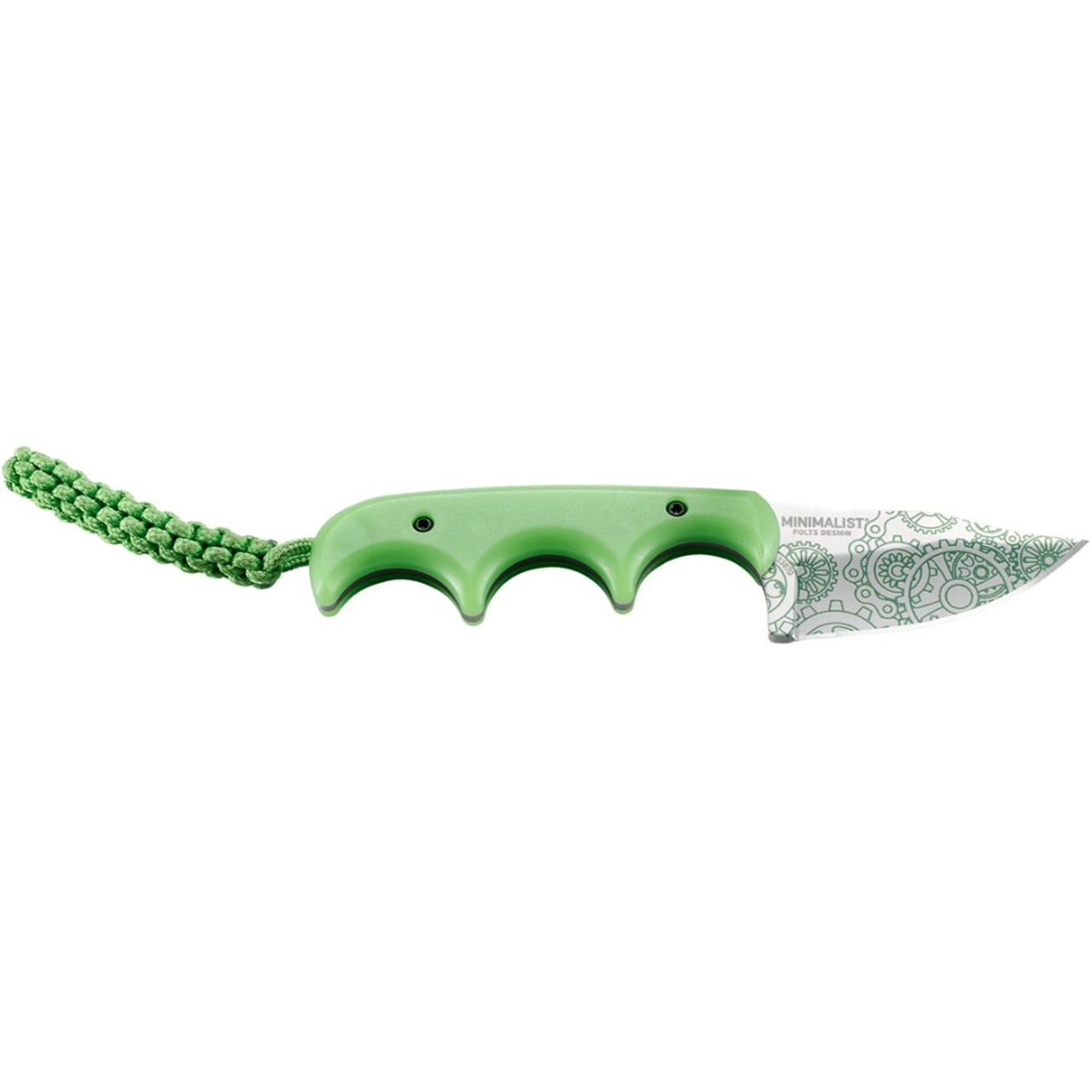 Нож CRKT Minimalist Bowie Gears 2387G сталь 5Cr15MoV, рукоять Glass Reinforced Nylon