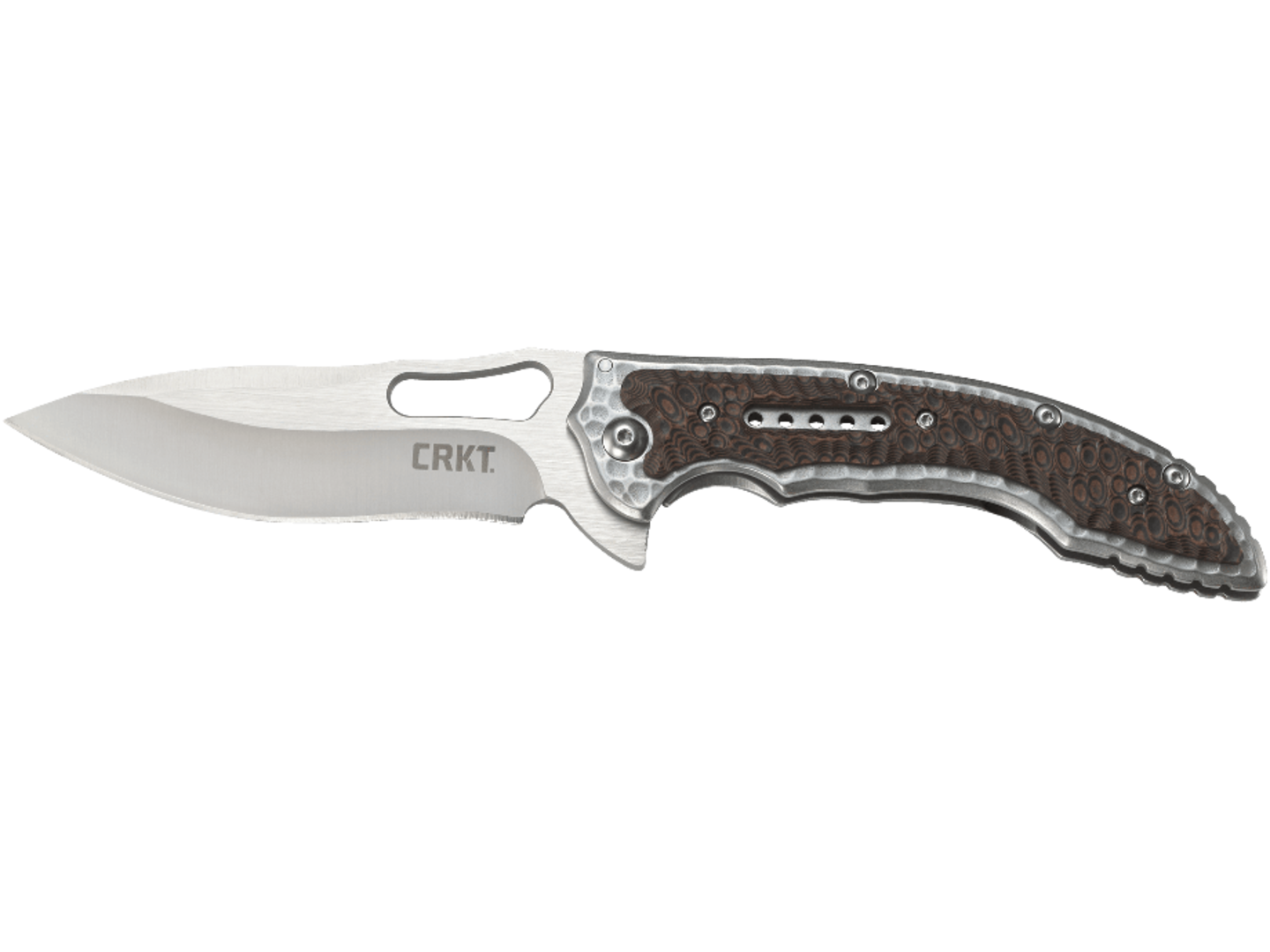 Нож CRKT Fossil 5470 сталь 8Cr13MoV, рукоять G10, сталь