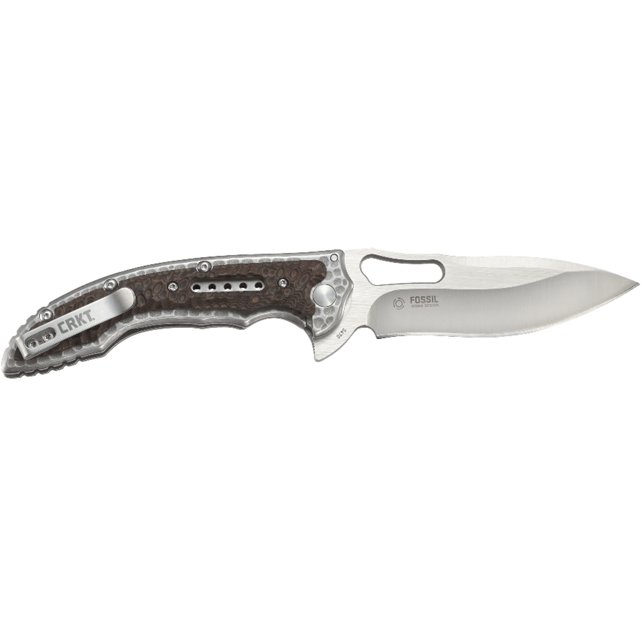 Нож CRKT Fossil 5470 сталь 8Cr13MoV, рукоять G10, сталь