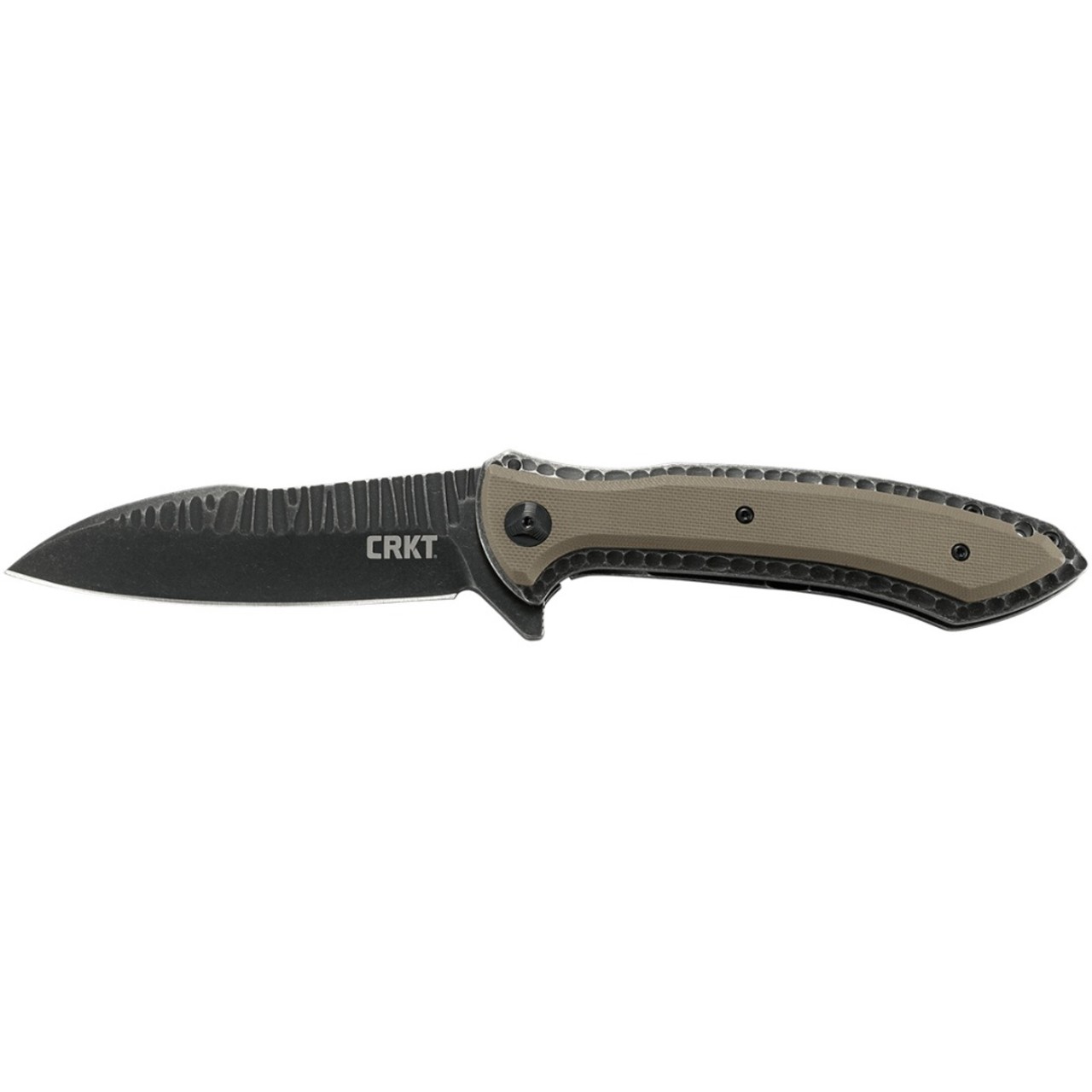 Нож CRKT Apoc 5380 сталь 8Cr13MoV, рукоять G10 tan