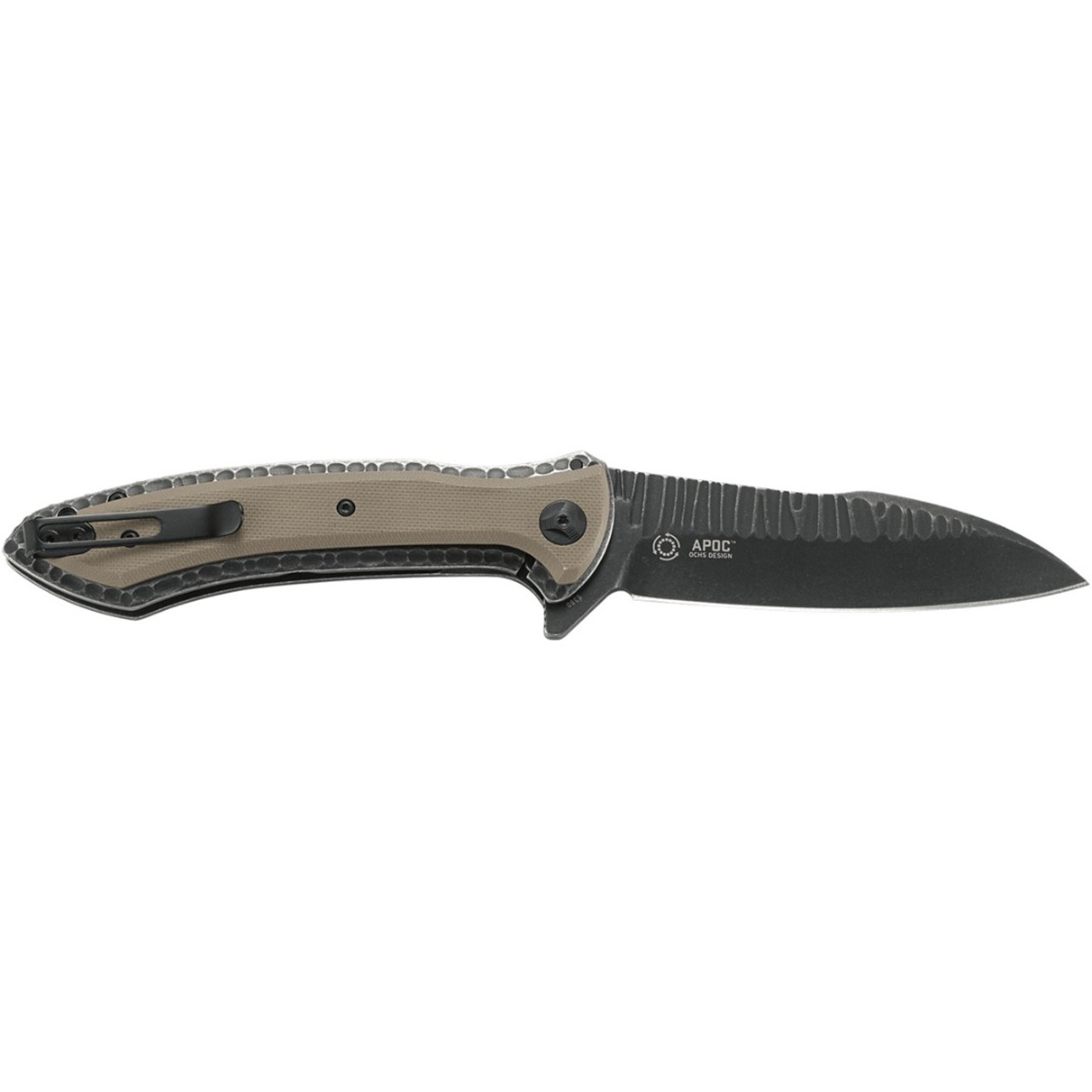Нож CRKT Apoc 5380 сталь 8Cr13MoV, рукоять G10 tan