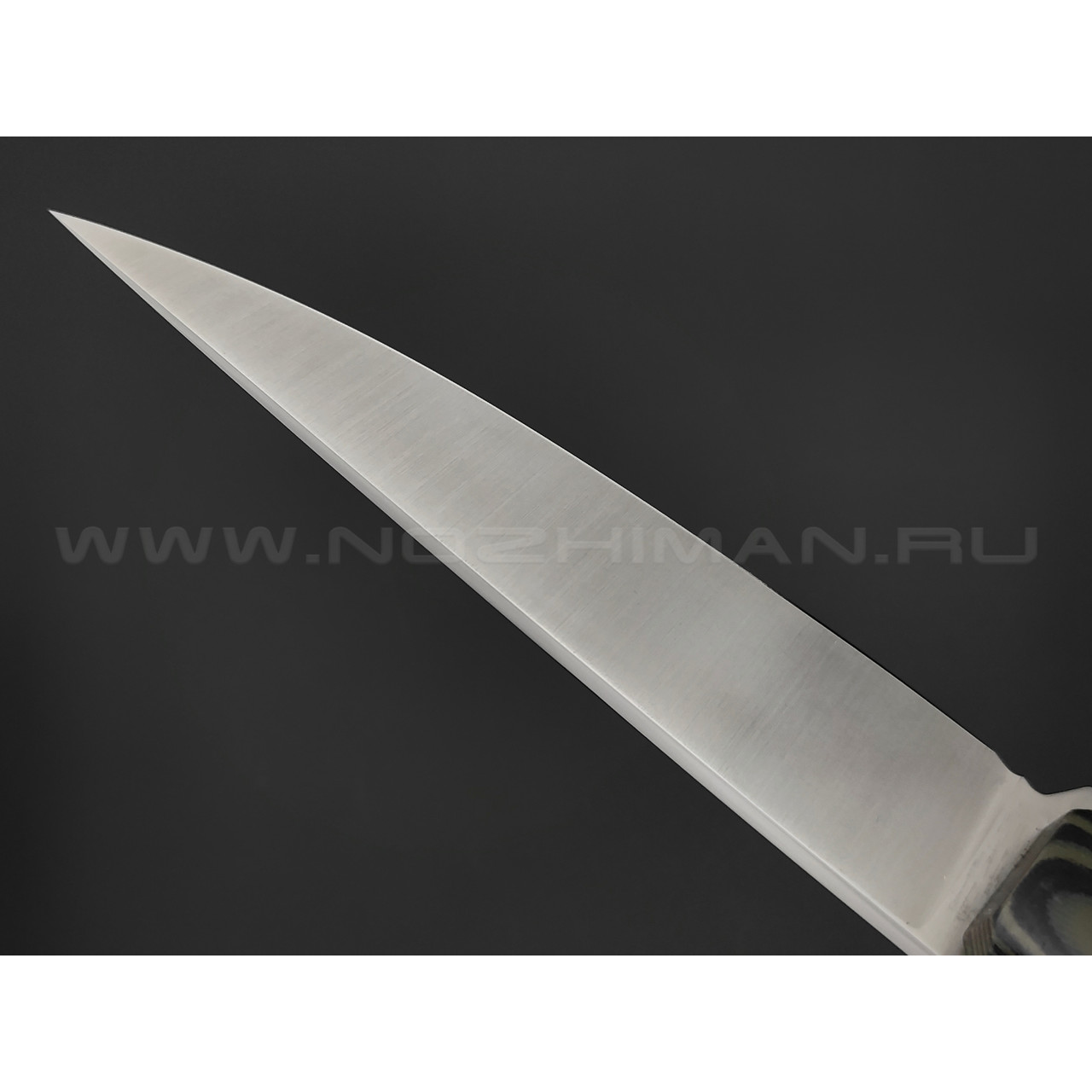 Апус нож Спектр сталь K110, рукоять G10 чёрно-зелёный