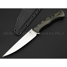 Апус нож Спектр сталь K110, рукоять G10 чёрно-зелёный
