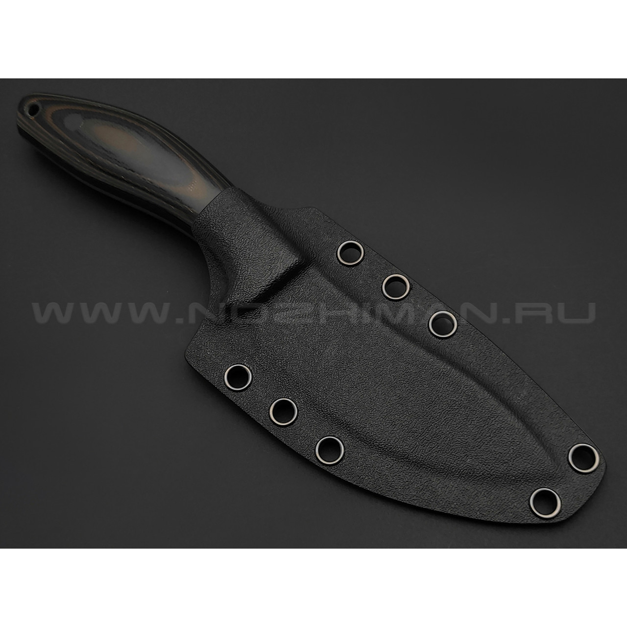 Апус нож Нарбус сталь K110, рукоять G10 чёрно-зелёный
