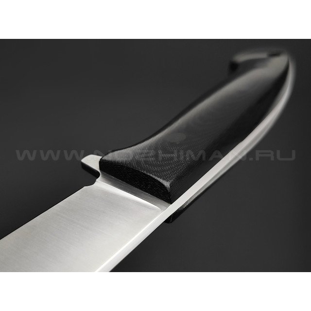 Апус нож Хог сталь K110, рукоять Микарта чёрная