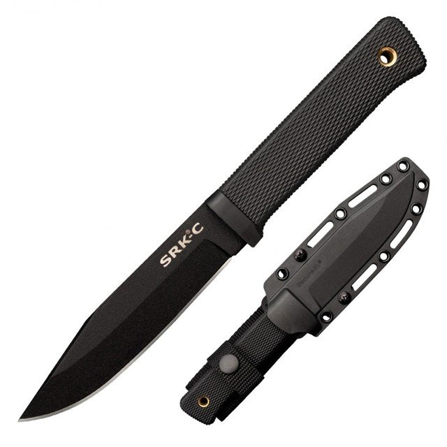 Нож Cold Steel SRK Compact 49LCKD сталь SK-5, рукоять Kray-Ex
