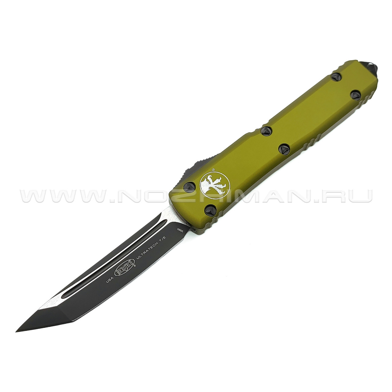 Нож Microtech Ultratech T/E 123-1OD Tanto сталь M390 рукоять Алюминий 6061-T6 олива