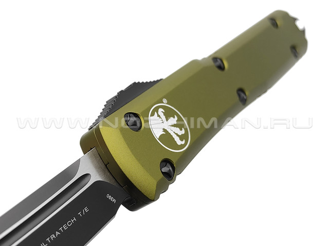Нож Microtech Ultratech T/E 123-1OD Tanto сталь M390 рукоять Aluminum 6061-T6 OD Green