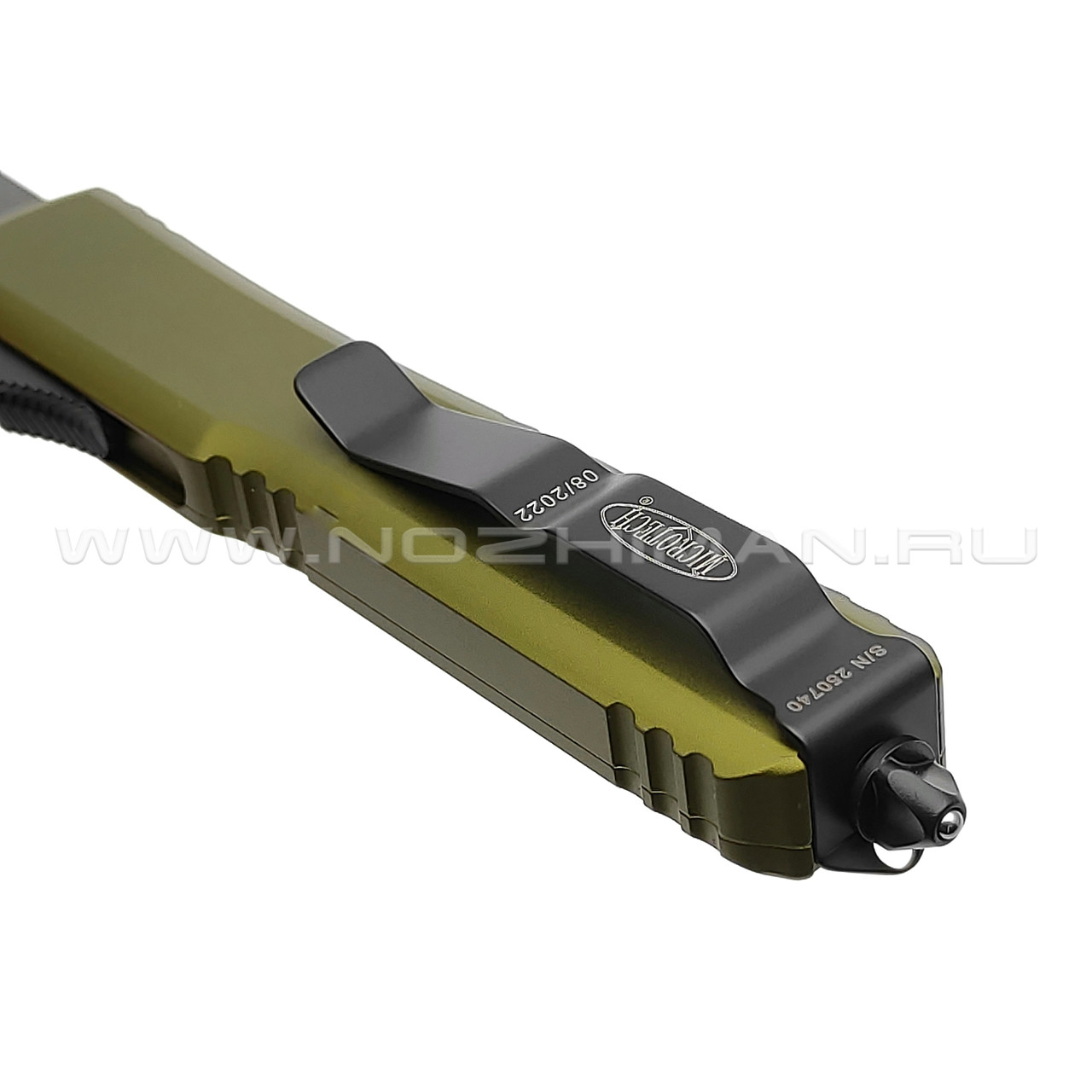 Нож Microtech Ultratech T/E 123-1OD Tanto сталь M390 рукоять Алюминий 6061-T6 олива