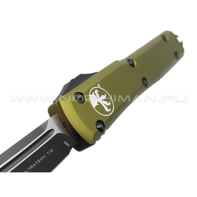 Нож Microtech Ultratech T/E 123-1OD Tanto сталь M390 рукоять Алюминий 6061-T6 олива