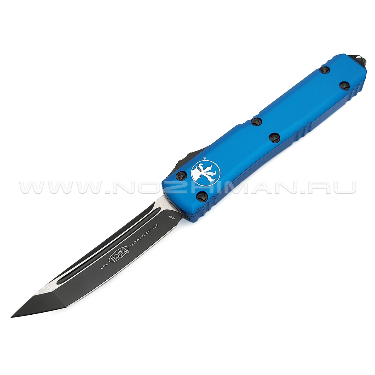 Нож Microtech Ultratech T/E 123-1BL сталь M390, рукоять Алюминий 6061-T6 синий