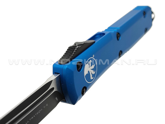Нож Microtech Ultratech T/E 123-1BL сталь M390, рукоять Aluminum 6061-T6 blue