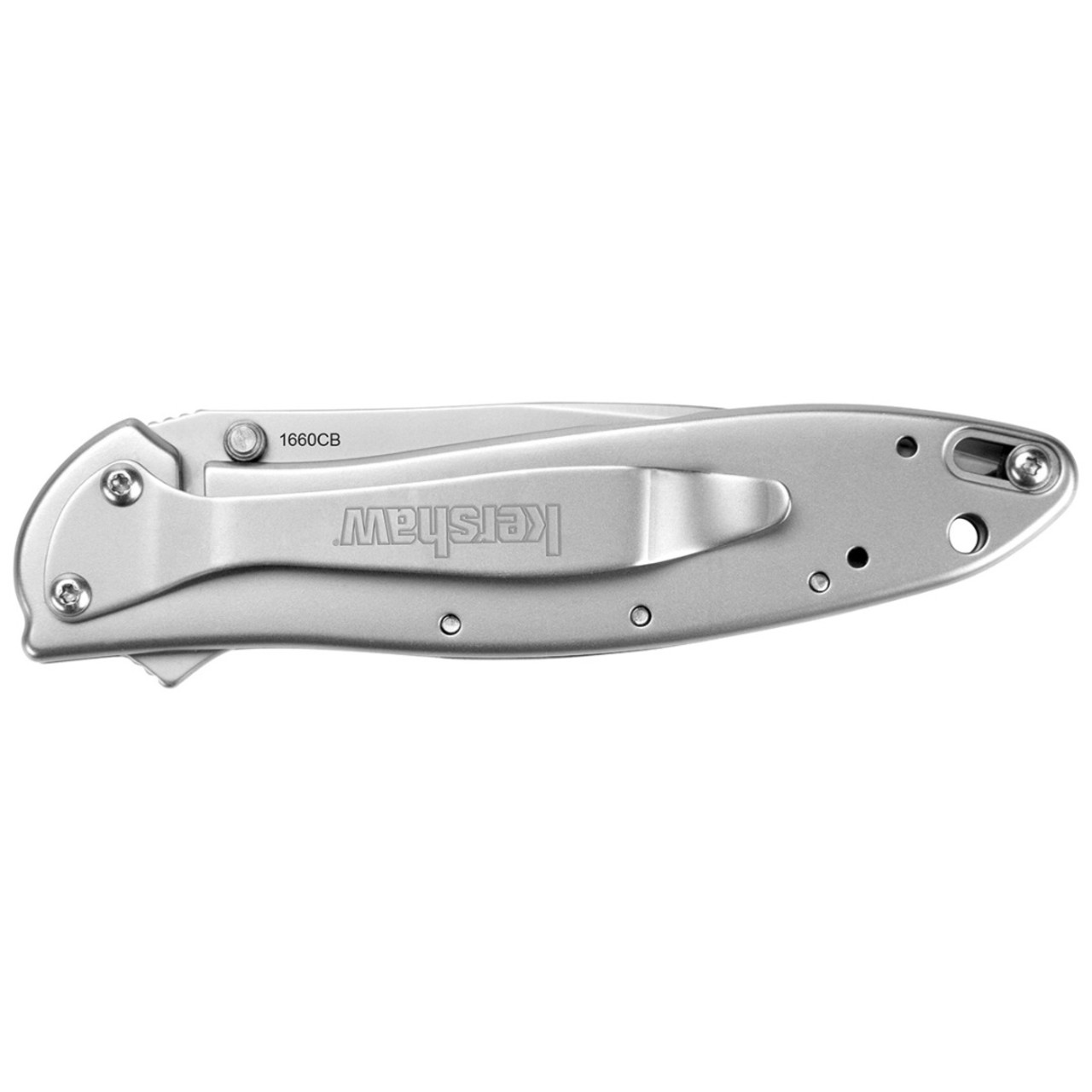 Нож Kershaw Leek 1660CB сталь Composite CPM-D2/Sandvik 14C28N, рукоять Stainless steel