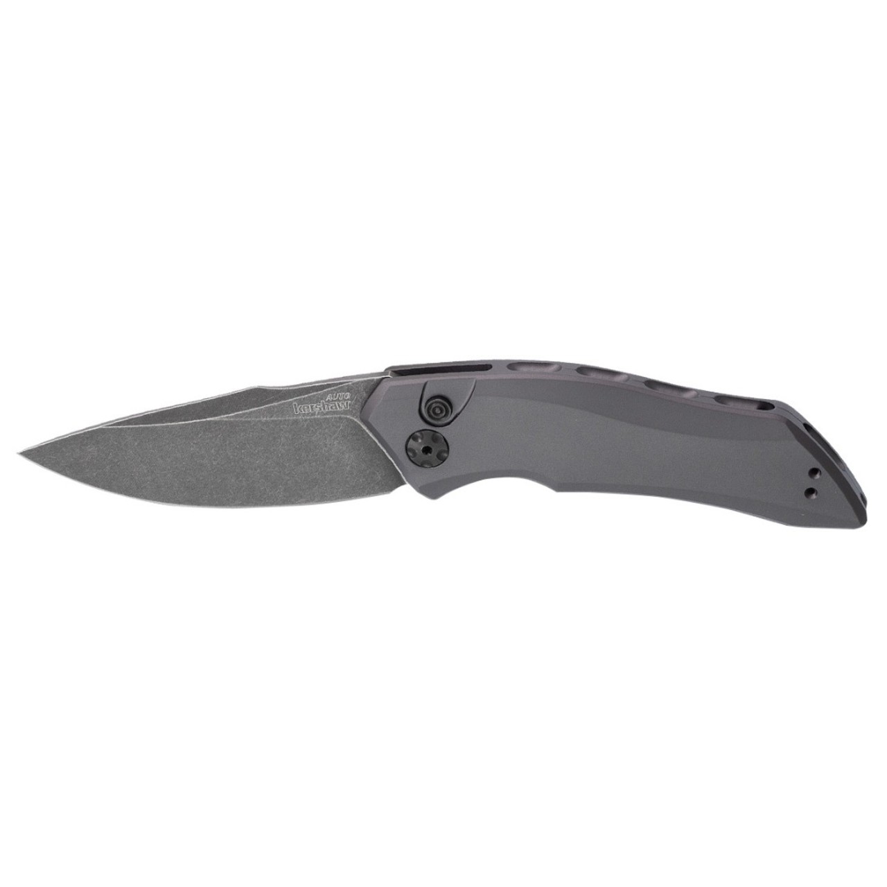 Нож Kershaw Launch 1 7100GRYBW сталь CPM 154 блэквош, рукоять Aluminum 6061-T6 grey
