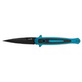Нож Kershaw Launch 8 7150TEALBLK сталь CPM 154 black, рукоять Aluminum 6061-T6 teal, Carbon fiber