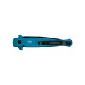 Нож Kershaw Launch 8 7150TEALBLK сталь CPM 154 black, рукоять Aluminum 6061-T6 teal, Carbon fiber