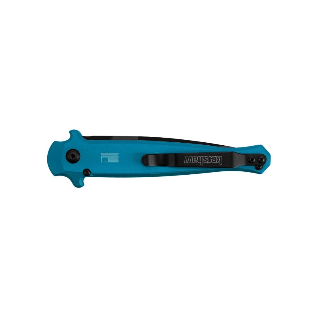 Нож Kershaw Launch 8 7150TEALBLK сталь CPM 154 black, рукоять Aluminum 6061-T6 teal, Carbon fiber