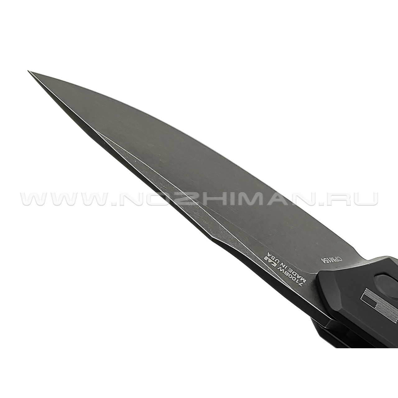 Нож Kershaw Launch 1 7100BW сталь CPM 154 блэквош, рукоять Aluminum 6061-T6 black