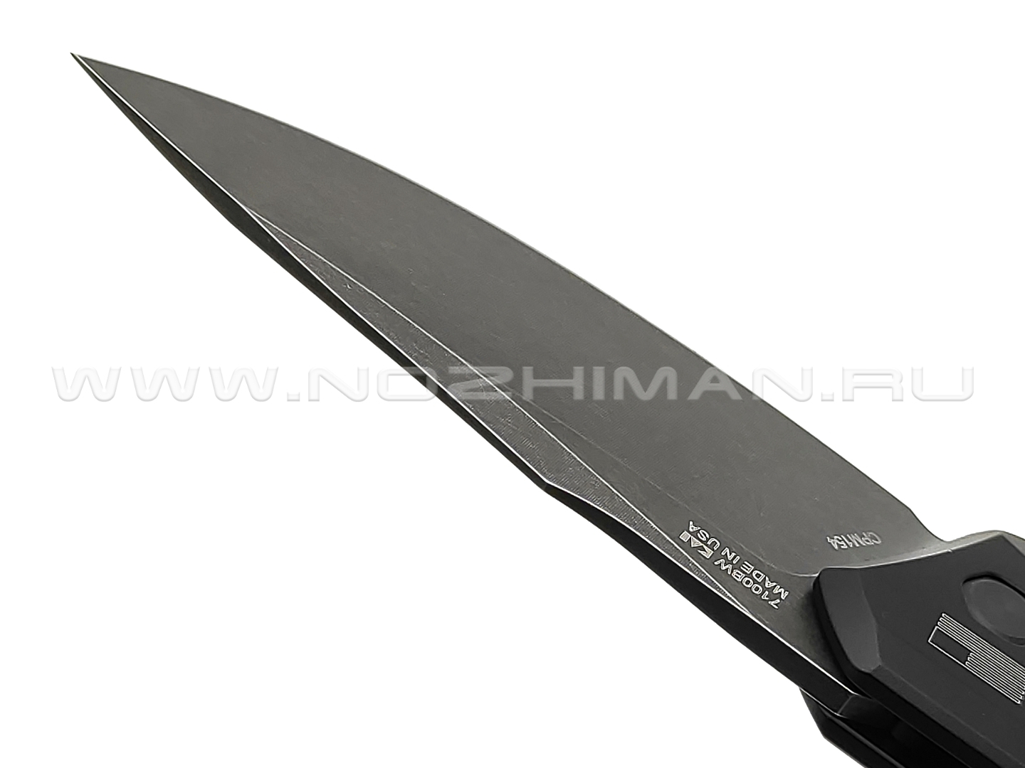 Нож Kershaw Launch 1 7100BW сталь CPM 154 blackwash, рукоять Aluminum 6061-T6 black