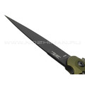 Нож Kershaw Launch 8 7150OLBLK сталь CPM 154 black, рукоять Aluminium 6061-T6 green, Carbon fiber