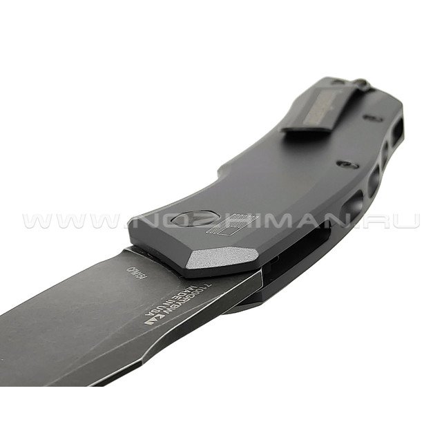 Нож Kershaw Launch 1 7100GRYBW сталь CPM 154 блэквош, рукоять Aluminum 6061-T6 grey
