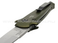 Нож Kershaw Launch 8 7150OLSW сталь CPM 154 stonewash, рукоять Aluminum 6061-T6 green, Carbon fiber