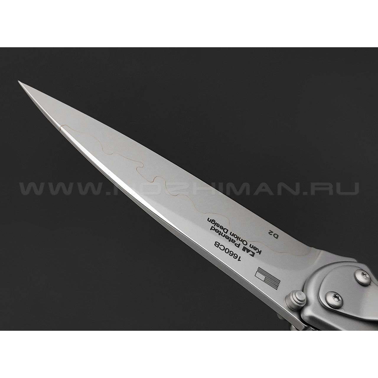 Нож Kershaw Leek 1660CB сталь Composite CPM-D2/Sandvik 14C28N, рукоять Stainless steel